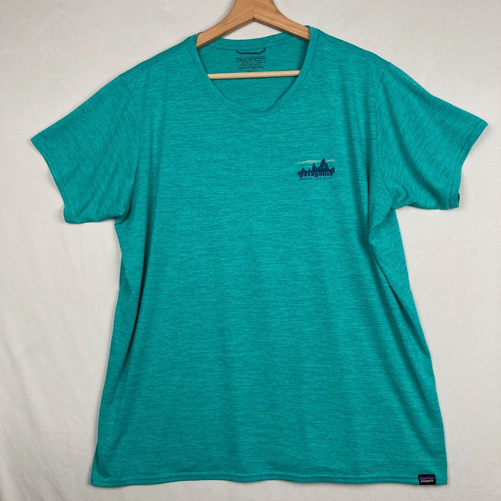 Patagonia Women's Teal Short Sleeve Tee